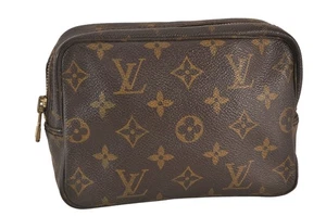 Borsa a mano pochette originale Louis Vuitton Monogram Trousse Toilette 18 M47526 LV 9644M - Foto 1 di 10