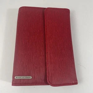 Libro dei Giorni Raccoglitore Rosso Bi-fold Planner Compatto Personale, 6 Anelli - Foto 1 di 6