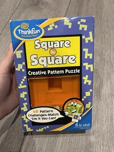 ThinkFun Square by Square Creative Pattern Puzzle Shape Game - Picture 1 of 5