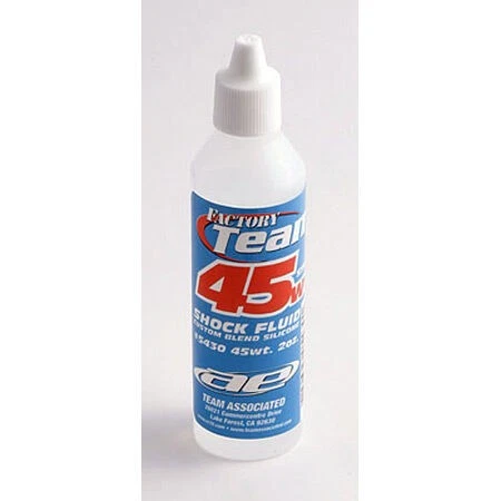 Team Associated 5430 Silicone Shock Oil 45 wt/Weight 2-Oz - Image 1 of 1
