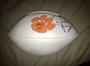 DABO SWINNEY SIGNED Autograph CLEMSON TIGERS Logo Football Jsa - Picture 1 of 1