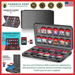 Organizador de juegos ligero para Nintendo Switch con cierre magnético y forro suave - Imagen 1 de 9