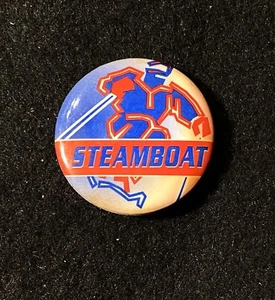 PIN TRASERO STEAMBOAT Muelles Esquí Esquí COLORADO Resort Recuerdo Viaje - Imagen 1 de 3