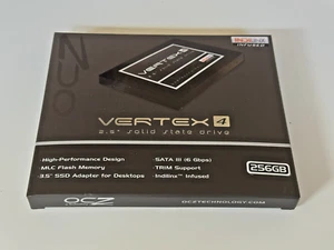 OCZ Vertex 4 2.5" SSD Solid State Drive SATA III 3 256GB NEW IN BOX - Picture 1 of 3