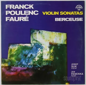 JOSEF SUK & PANENKA FRANCK FAURE VIOLIN SONATAS SUPRAPHON STEREO SUA ST 50879 NM - Picture 1 of 3