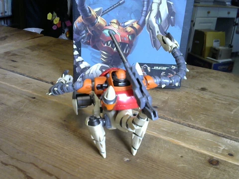 Sentinel METAMOR-FORCE Dino Getter 3 Metal Build Chogokin Sen-ti-nel - Orig Box Cover
