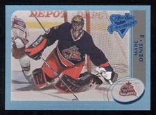 2002-03 O-Pee-Chee Premier Blue 43 MARC DENIS 303/500 Columbus Blue JACKETS
