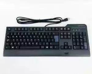 Canadian French layout fingerprint USB keyboard kuf1256 for Lenovo - Picture 1 of 10