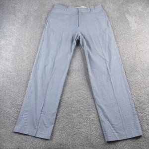 VINTAGE J Crew Pants Mens 30x30 Blue White Stripes Seersucker Straight Trousers - Picture 1 of 13