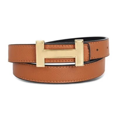 Women's Belts with Gold Buckle, Fashion Waist Band, Elegant Ladies' Belt, Gift - Image 1 of 4