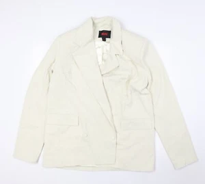 Misspap Womens Ivory Jacket Size 6 Button - Picture 1 of 10