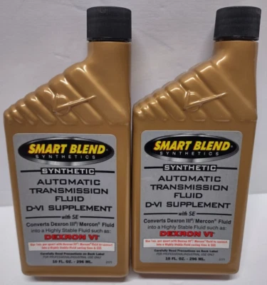Lote de 2 fluidos de transmisión automática sintéticos Smart Blend suplemento D-VI Foto 1 de 2
