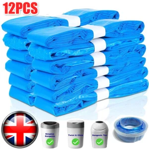 12 Disposal Refills Cassettes for AngelCare,Tommee Tippee Twist & Click New UK! - Picture 1 of 23