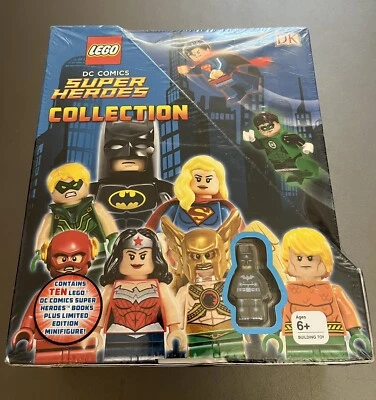 LEGO DC Super Heroes Collection - 10 Books - Electrosuit Batman Minifig - NEW Foto 1 de 4