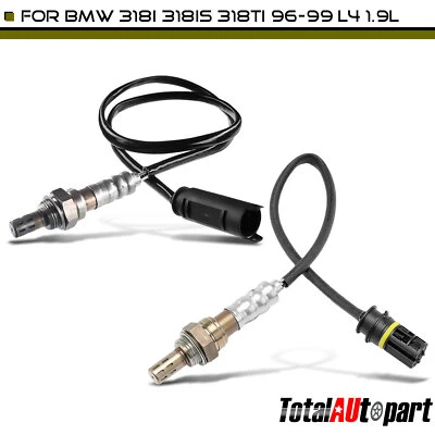 2x Sensor de oxígeno O2 para BMW 318i 318is 318Ti 96-99 L4 1,9 L aguas arriba y aguas abajo Foto 1 de 4