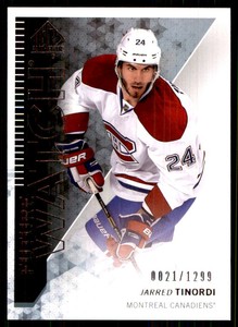 2013-14 SP Authentic Jarred Tinordi Rookie 0021/1299 Montreal Canadiens #203