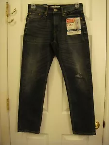 Levi Strauss Signature S47 Reg Taper Flex vestibilità moderna effetto invecchiato in fabbrica taglia 30x30 - Foto 1 di 10