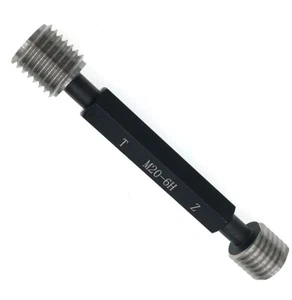 Metric Thread Plug Gage Gauge M20 x 2.5 6H Thread Go and NoGO M20X2.5 - Picture 1 of 5
