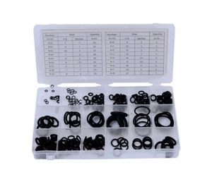 Rubber O-Ring seals Tap Washers 225pc Gasket Assortment plumbing + Diesel Petrol - Picture 1 of 2