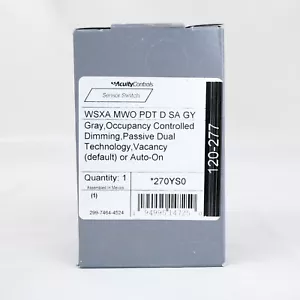 AcuityControls Sensor Switch WSXA MWO PDT D SA GY Occupancy Controlled Dimming - Picture 1 of 7