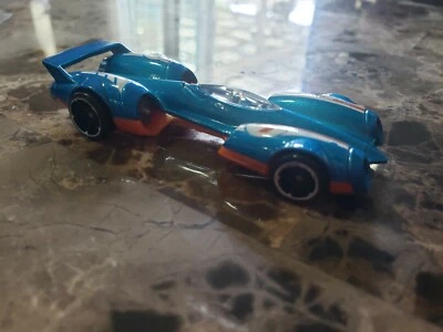 2011 Hot Wheels Racing-Thrill Racers 4WARD SPEED azul/laranja - Imagem 1 de 4