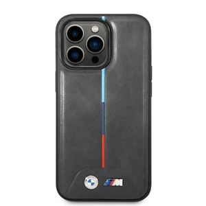 BMW iPhone 15 Pro Hülle Case Cover Stamp M Power Tricolor Gray - Bild 1 von 6