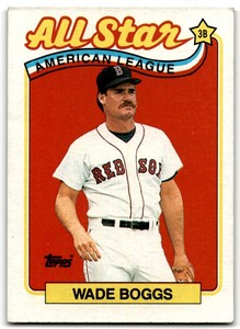 1989 Topps All-Star Wade Boggs Boston Red Sox #399