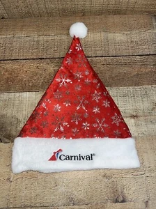 Carnival Cruise Line - Weihnachten Weihnachtsmann Mütze mit Logo BRANDNEU limitiert - Bild 1 von 2