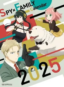 Calendario de Pared Shogakukan Shueisha Productions SPY×FAMILY 2025 Talla A2 CL-010 Nuevo - Imagen 1 de 1