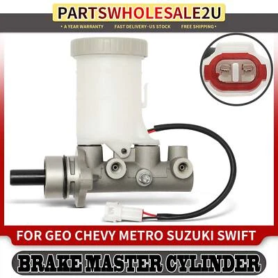 Cilindro maestro de freno con depósito y sensor para Suzuki Swift Geo Chevy Metro Foto 1 de 4