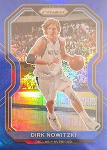 2020 Panini Prizm #180 Dirk Nowitzki Blue Prizm /199 - Picture 1 of 4
