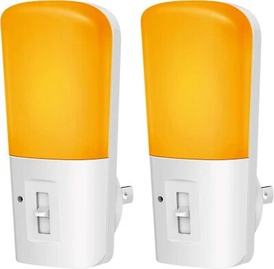 Red Night Light Plug-in, Dimmable LED Night Lights with Dusk to Dawn Se... - Image 1 of 4