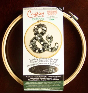 Blumenthal Lansing "AMPERSAND" Perlen & Knöpfe Stickrahmen Bastelset - Neu! - Bild 1 von 2