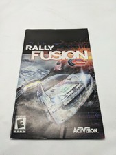 Rally Fusion (PS2 PlayStation 2 Sony 2000) AUTHENTIC MANUAL ONLY
