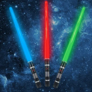 Paquete de 3 espadas de sable iluminadas de 3 colores con sonido FX - Imagen 1 de 12