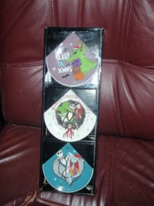 Disney Pesadilla Antes De Navidad Platos Decorativos 3 PLACAS NUEVO - Imagen 1 de 2
