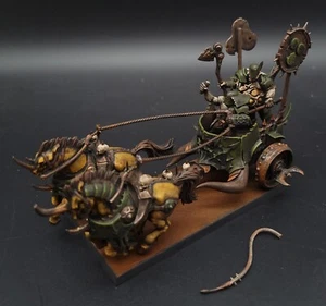 Warhammer Chaos Chariot WFB AoS Esclavos de la Oscuridad Nurgle 40k Oldhammer Pintado - Imagen 1 de 6