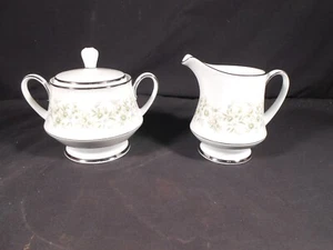 Noritake SAVANNAH Cream & Sugar Bowl w/ Lid Japan Vintage #2031 - Picture 1 of 3