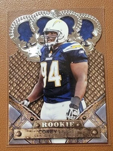 2011 Panini Crown Royale - Rookie Corey Liuget #118 Blue /100 (RC) - Picture 1 of 2