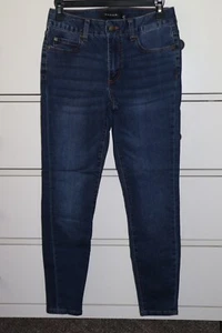 Damen Tahari "Kelly" klassische Skinny Dark Rinse Jeans Größe 4/27 ~ 27" Schrittlänge - Bild 1 von 11