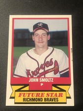 1989 CMC AAA All-Stars/Future Stars John Smoltz #30 Rookie RC HOF