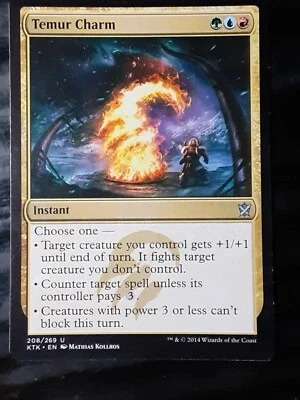 Temur Charm , Khans of Tarkir , NM , MTG , FREE SHIPPING - Image 1 of 2