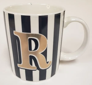 Striped Monogram R Mug - Ashland Home & Work Collection (Has A Detail Issue) - Picture 1 of 6