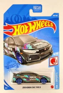 Honda Civic Type R Grey 2021 Hot Wheels #186 - Picture 1 of 1