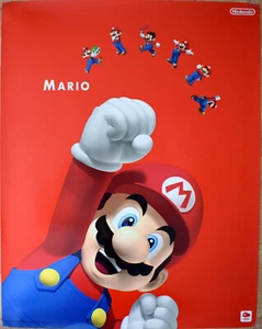 Super Mario Anniverary RARE 22" x 28" Club Nintendo Promotional Poster - Picture 1 of 1