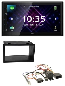 JVC DAB 2DIN MP3 Bluetooth USB Autoradio für VW Golf 4 Passat Polo T4 Fox ISO Ph - Bild 1 von 9