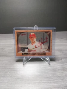 2004 Bowman Heritage Real One Red Chris Lambert Autograph Auto # /55 Cardinals - Picture 1 of 4