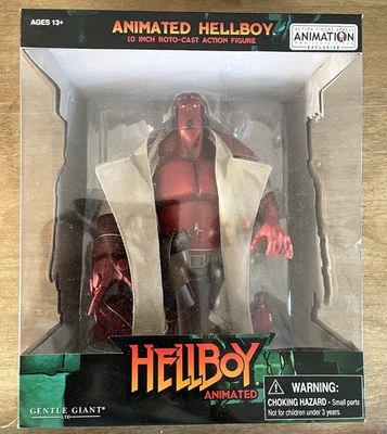 Hellboy Animated w/ Jacket 10" Roto Cast from Gentle Giant - NEW - Image 1 of 4