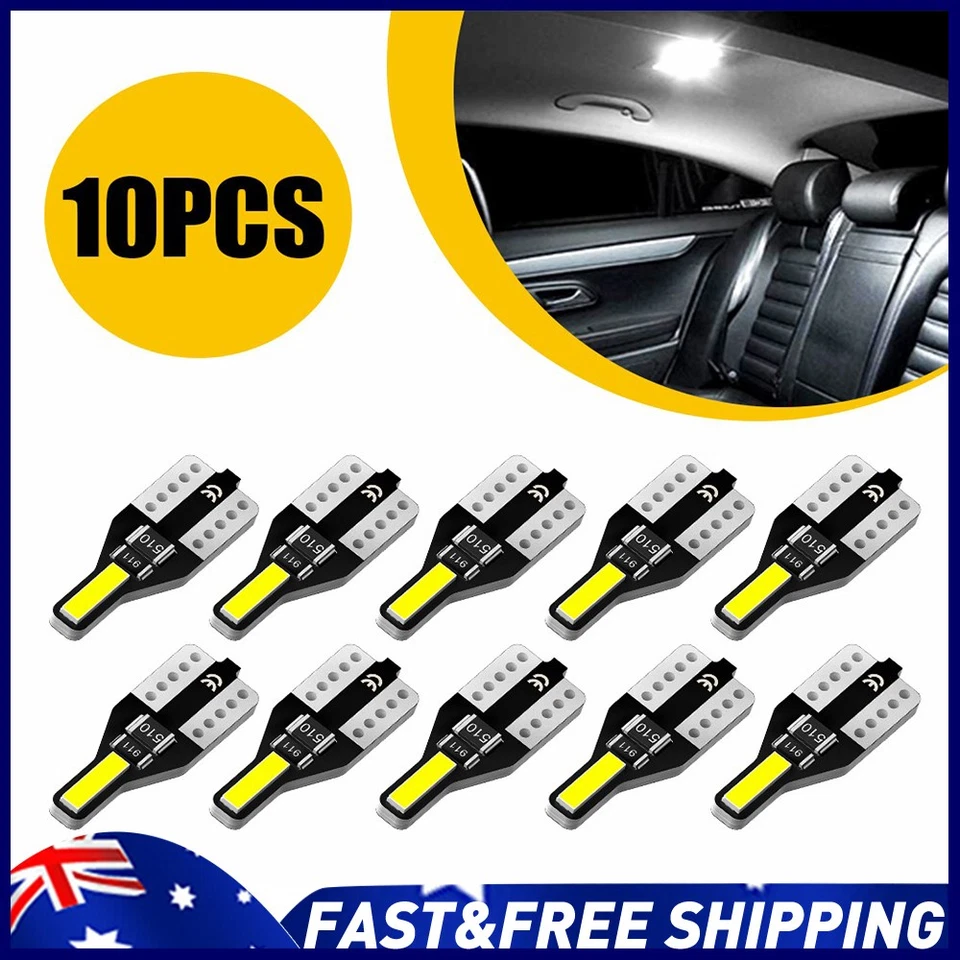 AUXITO 6500K LED T10 Ultra White parker Interior Number light Plate Bulbs Globes