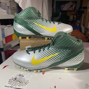 Size 15 - New Oregon Ducks Football X Nike Air Zoom Alpha Talon Cleat 2011 - Picture 1 of 16